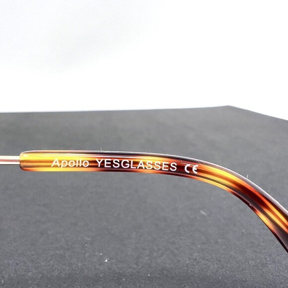 Yesglasses Apollo 1809 Tortoise Champagne Eyeglasses Frames 50-20-140 main image 5